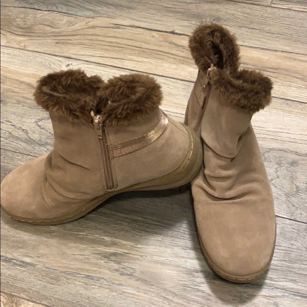 Cozy Tan Ankle Boots